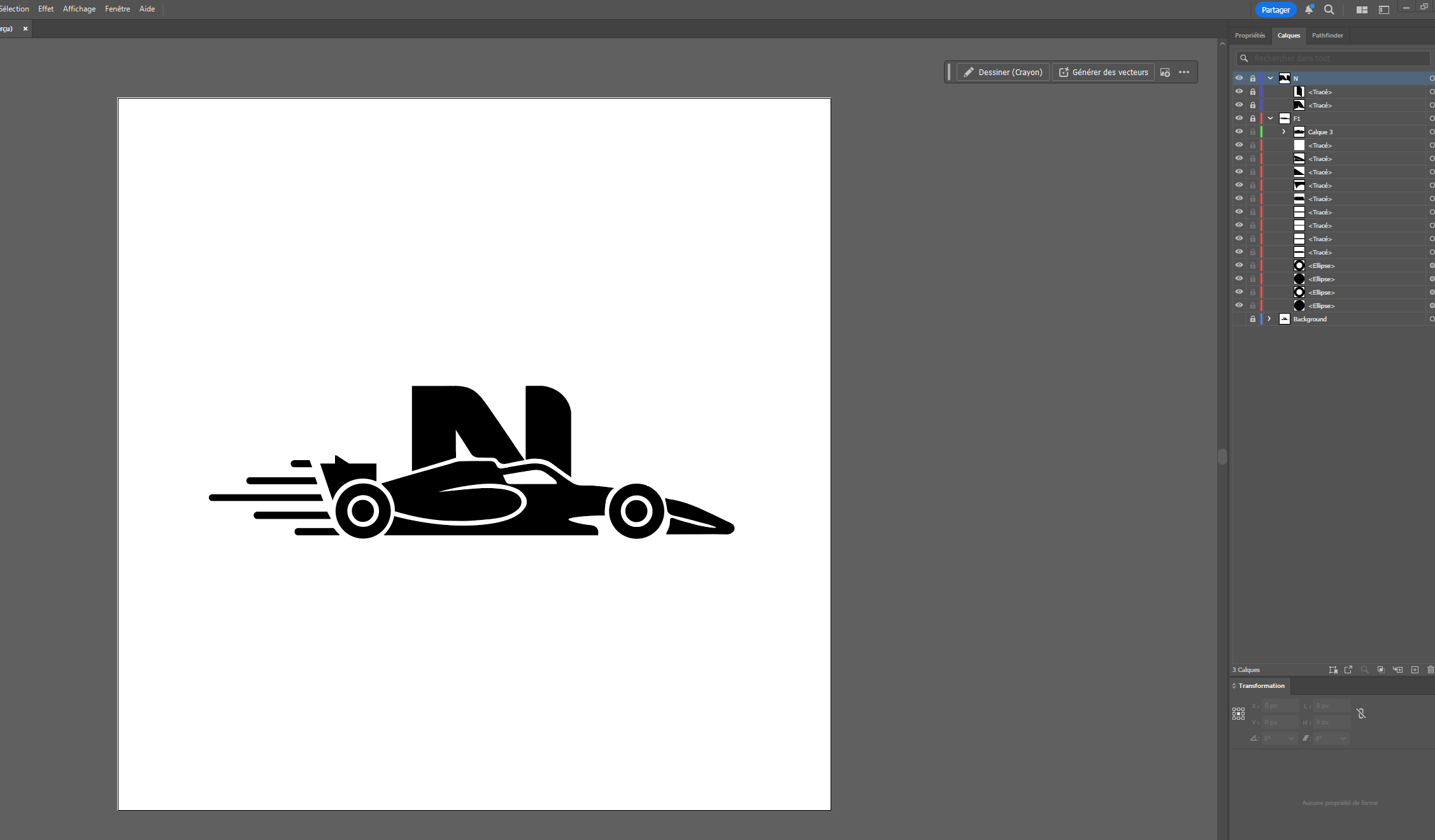 Logo Natsic final vectorisé sur Illustrator